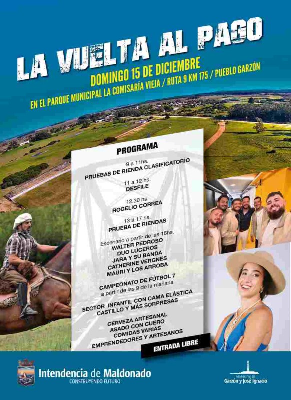 Garzón realiza «La vuelta al pago»