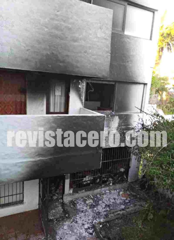 Incendio provocó evacuación de vecinos y pérdidas totales en el centro de Maldonado
