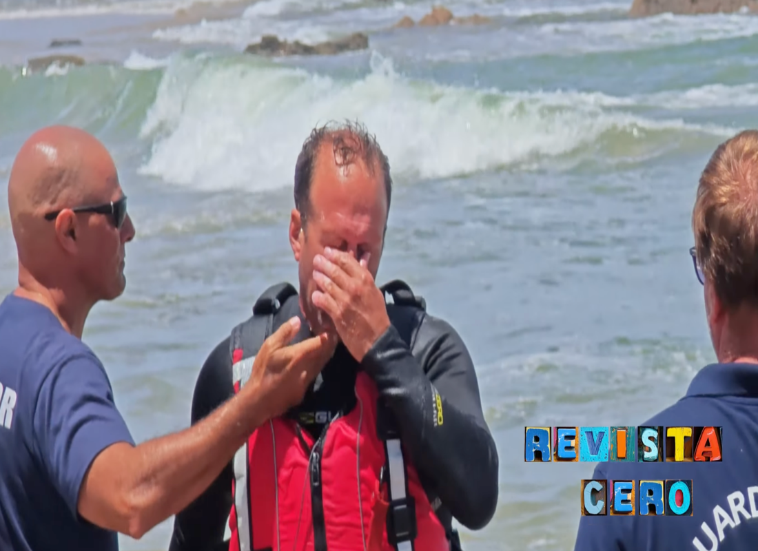 VIDEO: habló el guardavidas que encontró el cuerpo de un hombre en Playa Brava