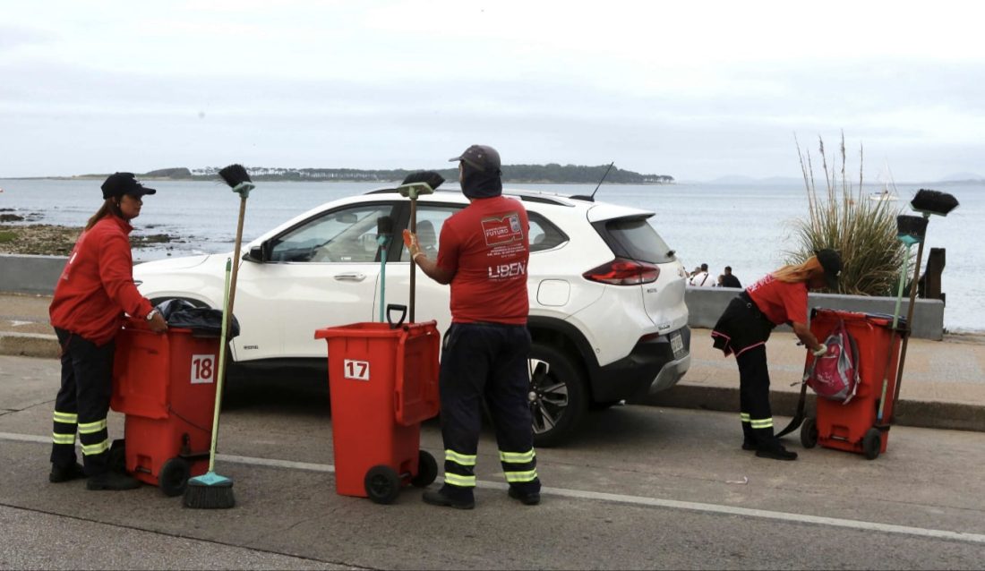 VIDEO: así quedó Punta del Este después de fin de año. 17 toneladas de basura