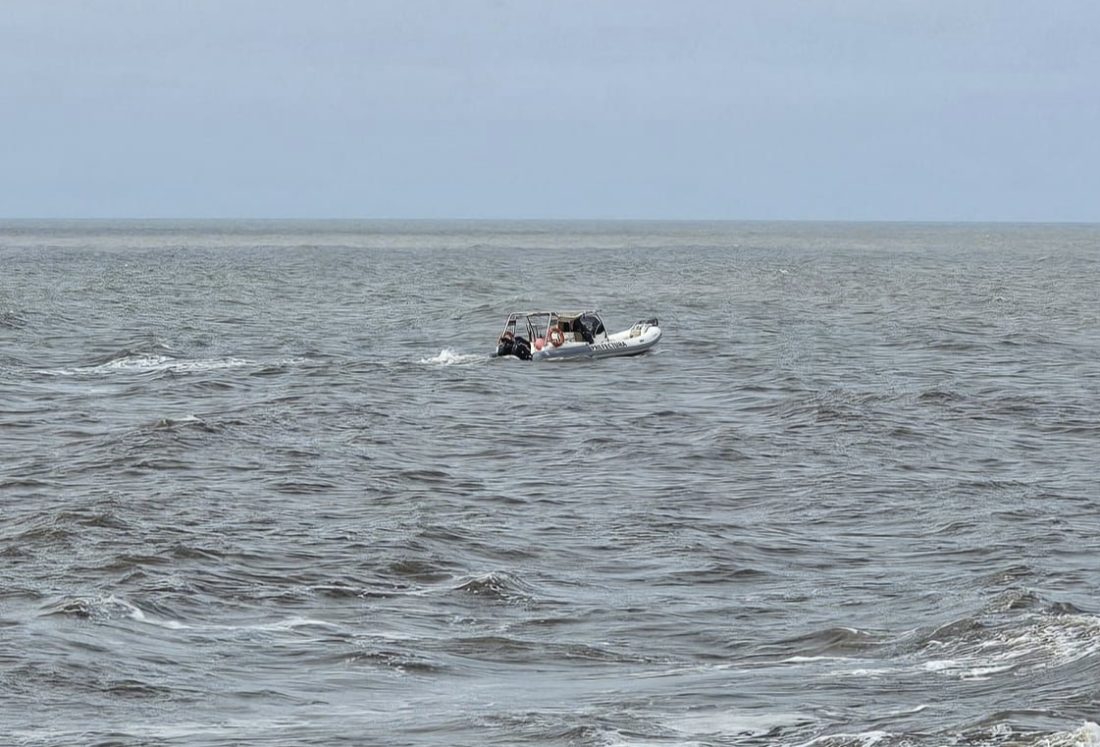 VIDEO: esto es lo que está pasando en el segundo día de búsqueda del argentino en Playa Brava