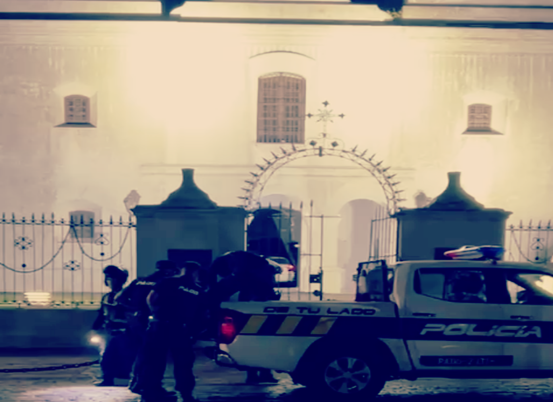 Internarán al hombre que causó serios daños en la Iglesia de San Carlos
