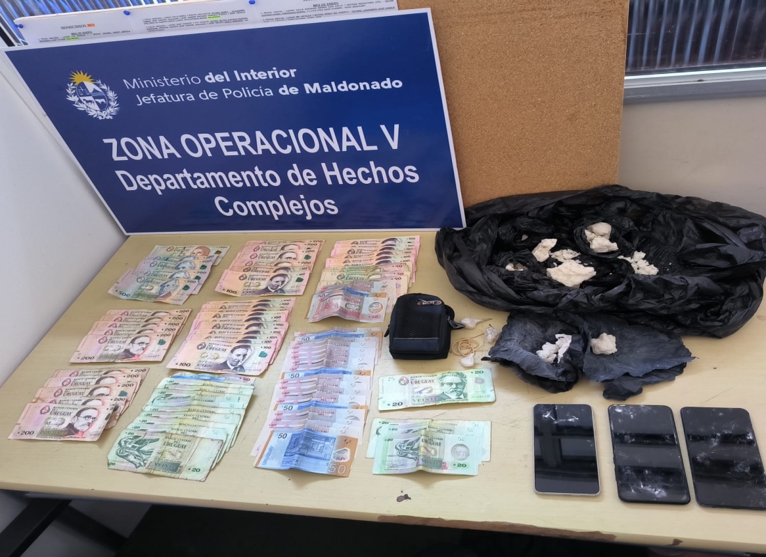 Un condenado por suministro de drogas en Maldonado