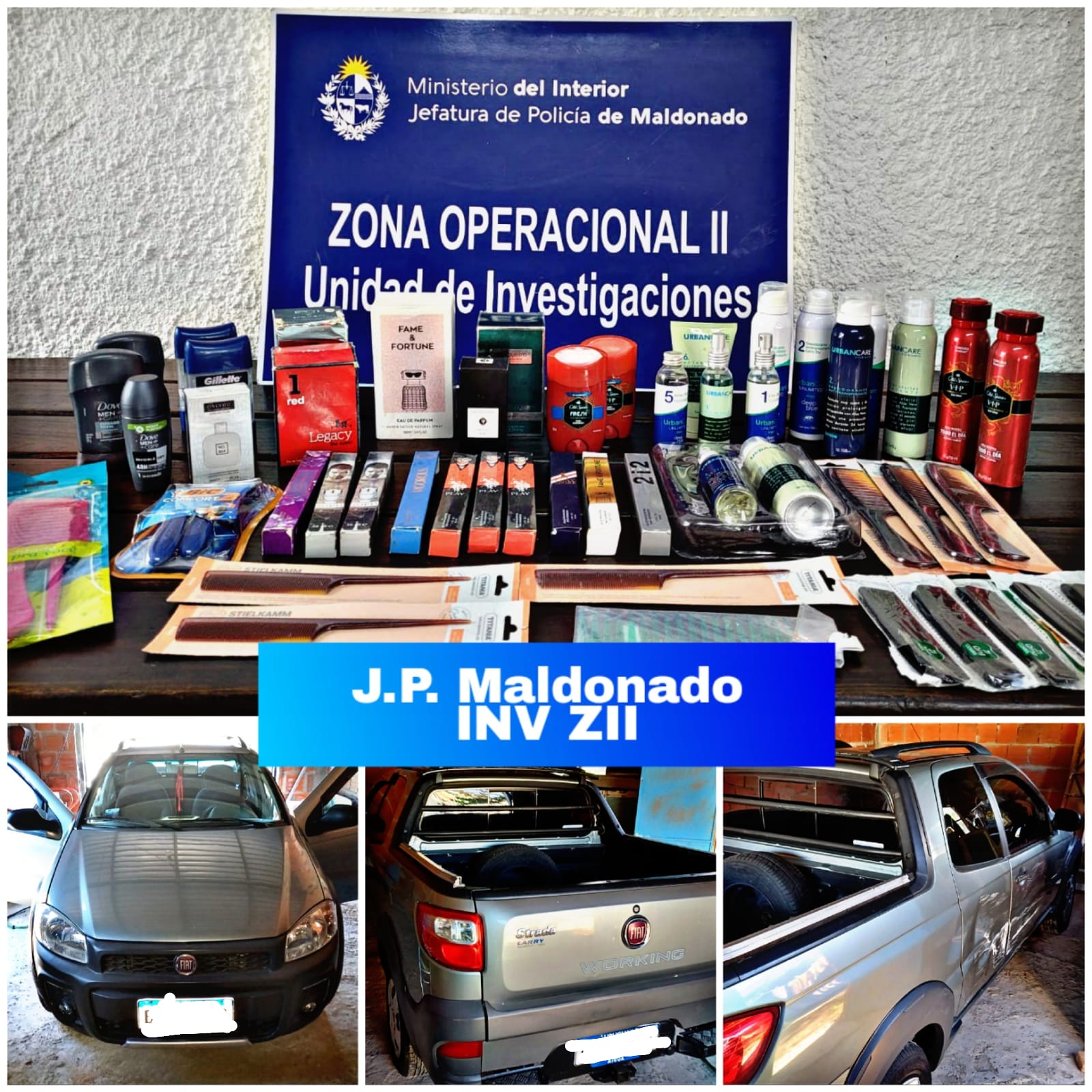 Detuvieron a dos hombres por el hurto a una farmacia en Maldonado