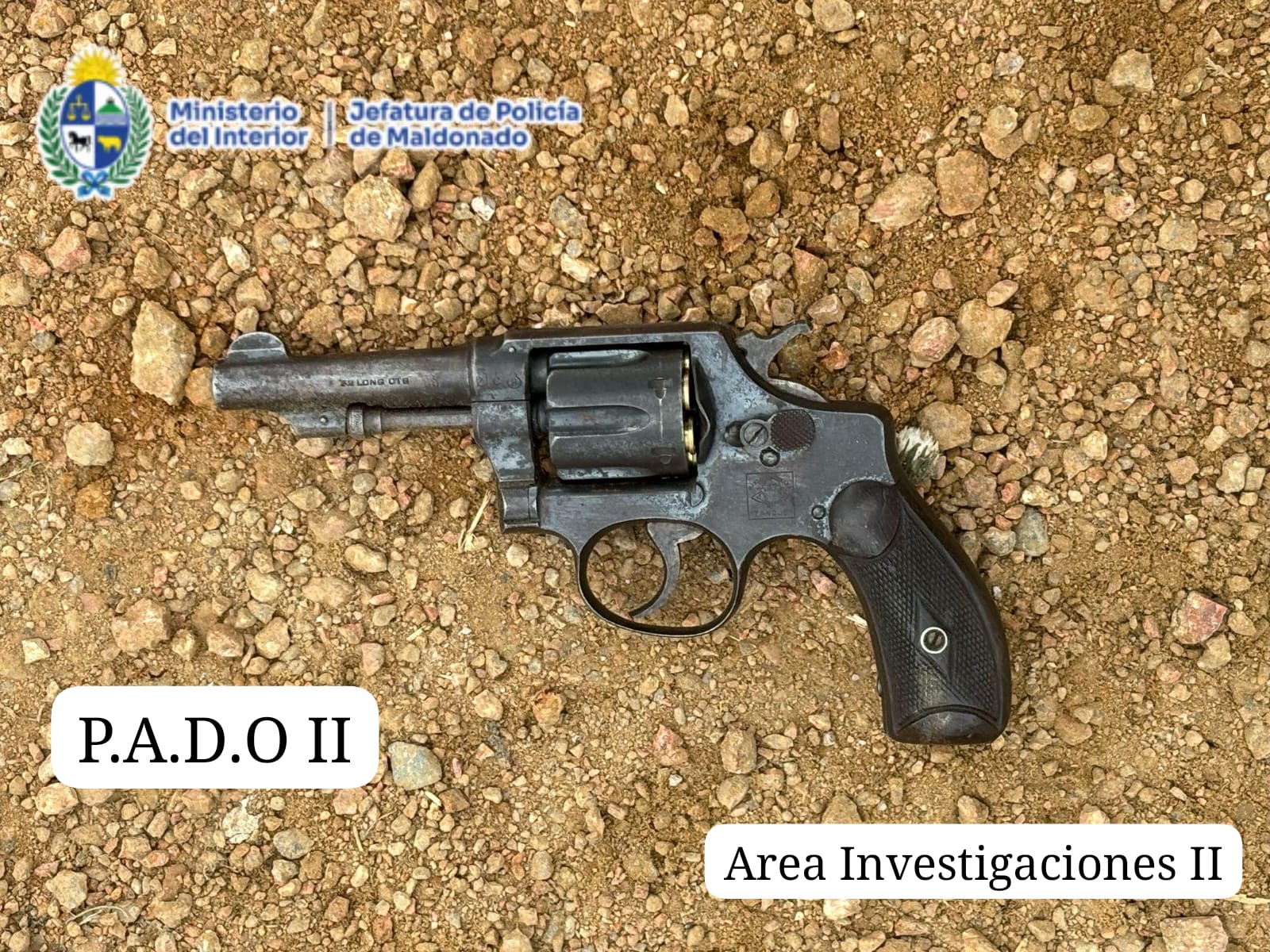 Detenido en Maldonado con revólver cargado: tenía antecedentes penales