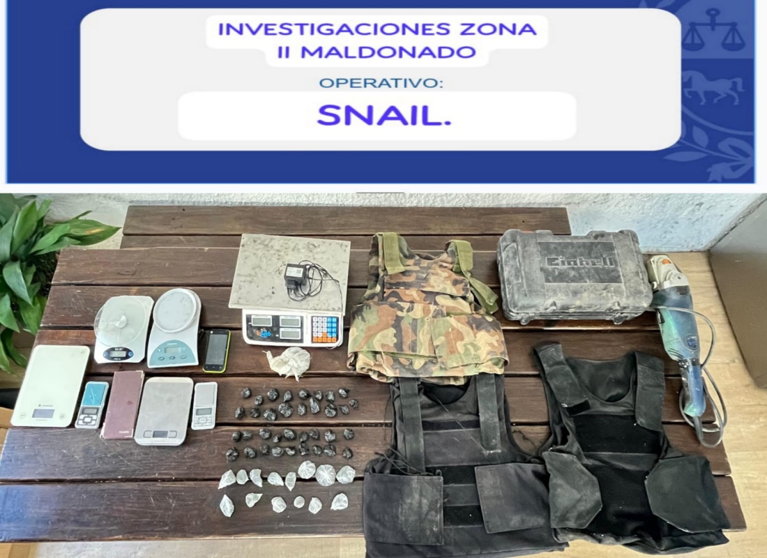 Impactante operativo “SNAIL II” en realojo Kennedy termina con dos detenidos, droga, chalecos antibalas y balanzas incautadas