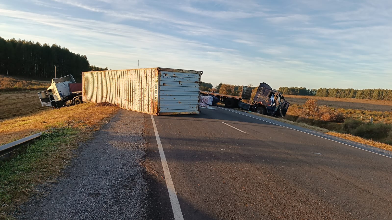 Siniestros de tránsito en ruta 3 provocaron el corte total de circulación en Río Negro