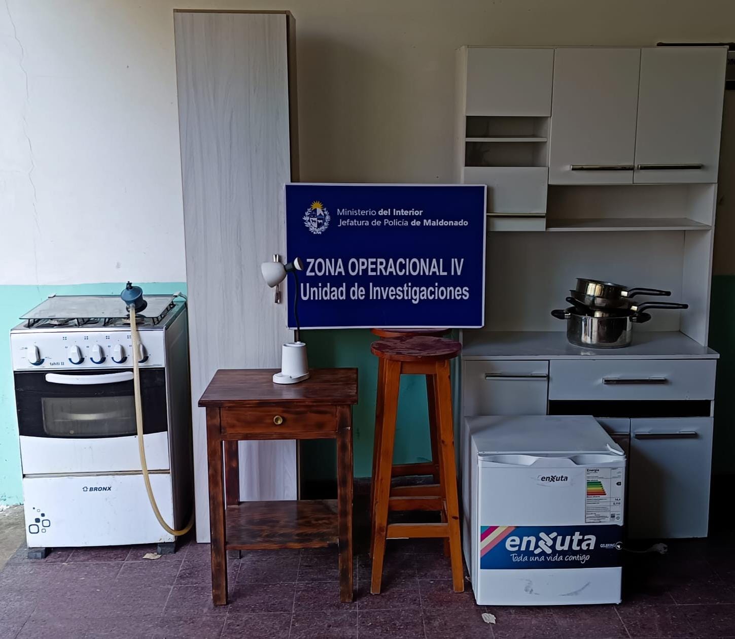 Allanamientos en balneario Buenos Aires permitieron recuperar artículos robados y detener a dos hombres