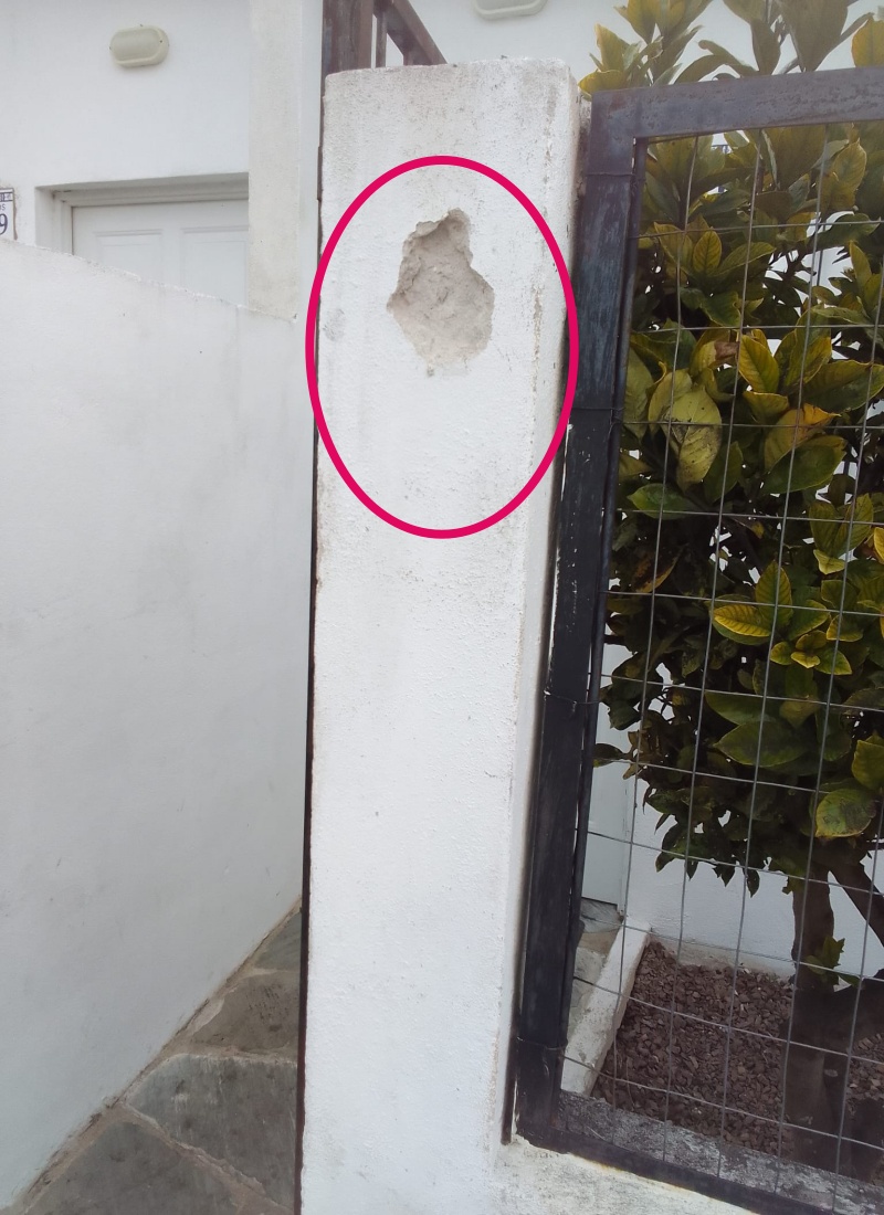 Atacaron a balazos una casa del barrio Lavalleja en Maldonado