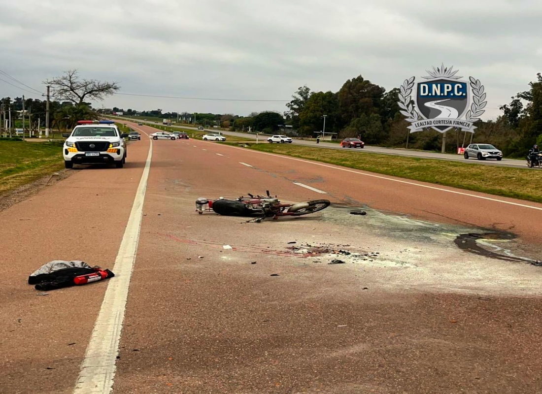 Un hombre de 84 años falleció tras violento siniestro en Ruta 1