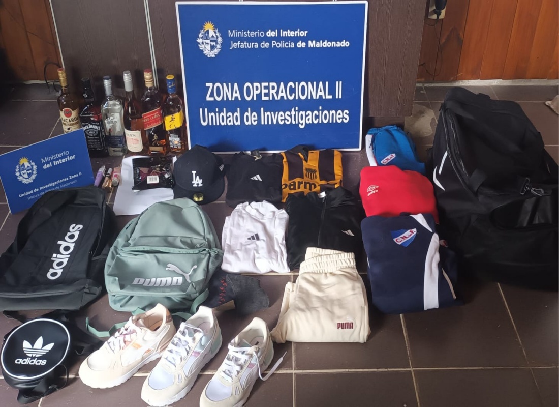 Condenado en Punta del Este tras serie de hurtos en locales comerciales