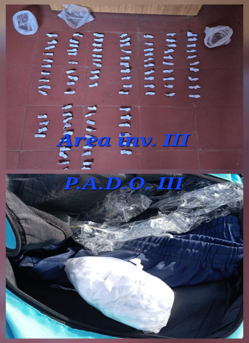 Detenido en San Carlos con 100 envoltorios de droga durante operativo de prevención