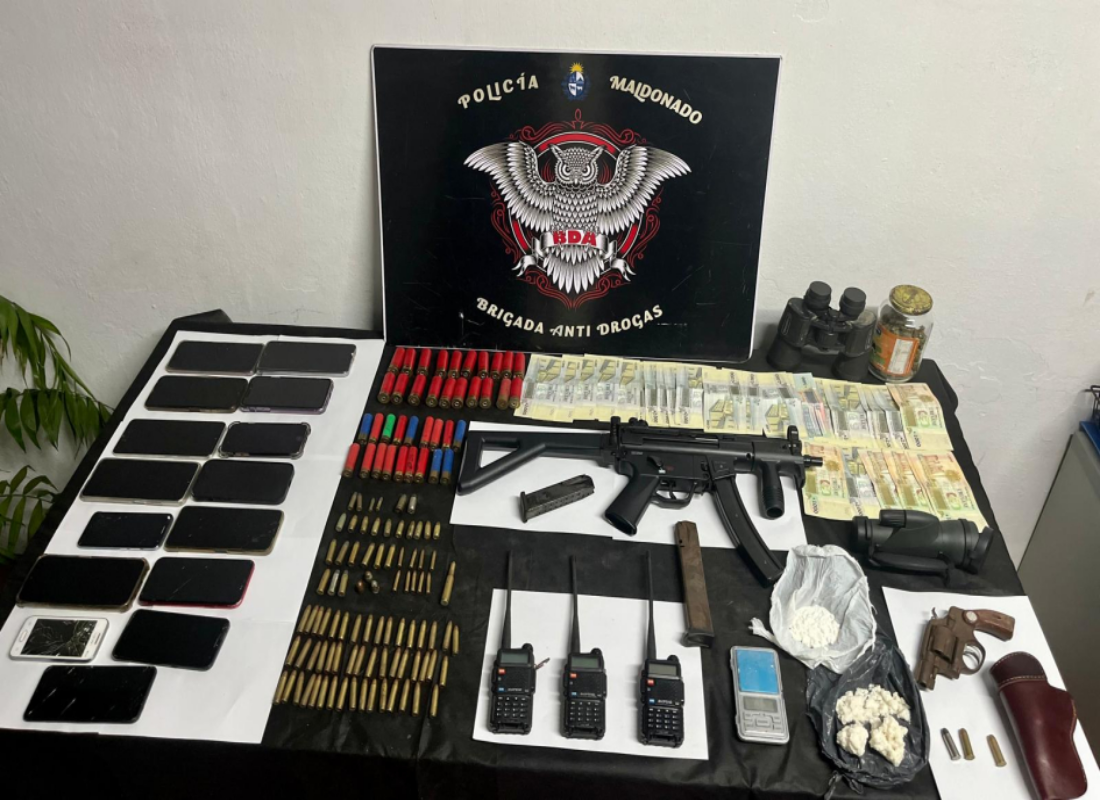Operación KOBA: nueva fase con más detenidos, condenas y prisión preventiva en la lucha contra el narcotráfico en Maldonado