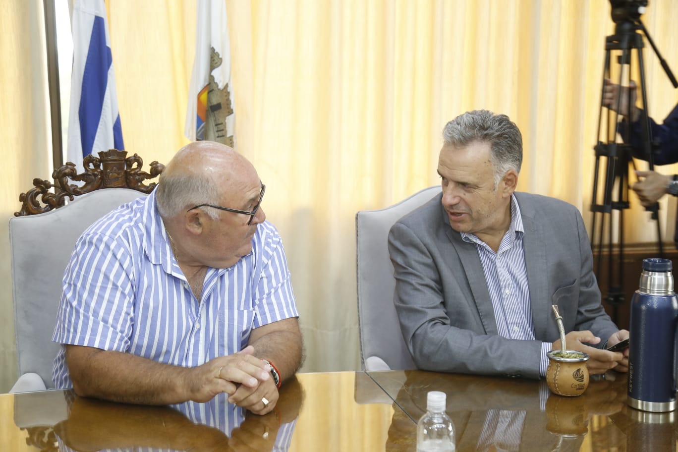 Abella y Orsi analizaron la situación hídrica en Maldonado junto al MGAP