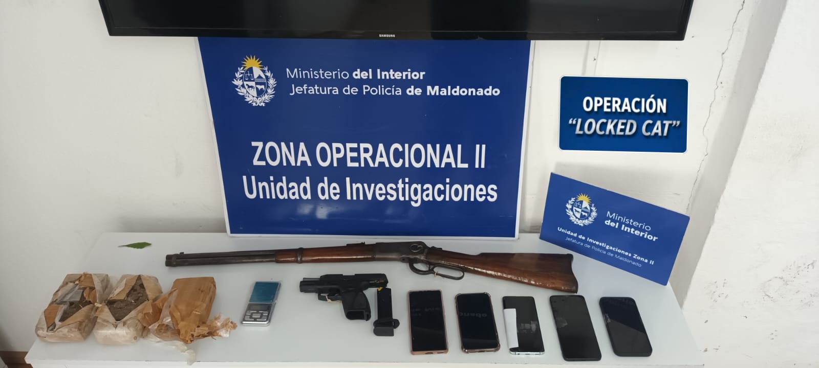 Desbaratan banda dedicada al robo de motos. También hurtaron armas en Cerro Pelado