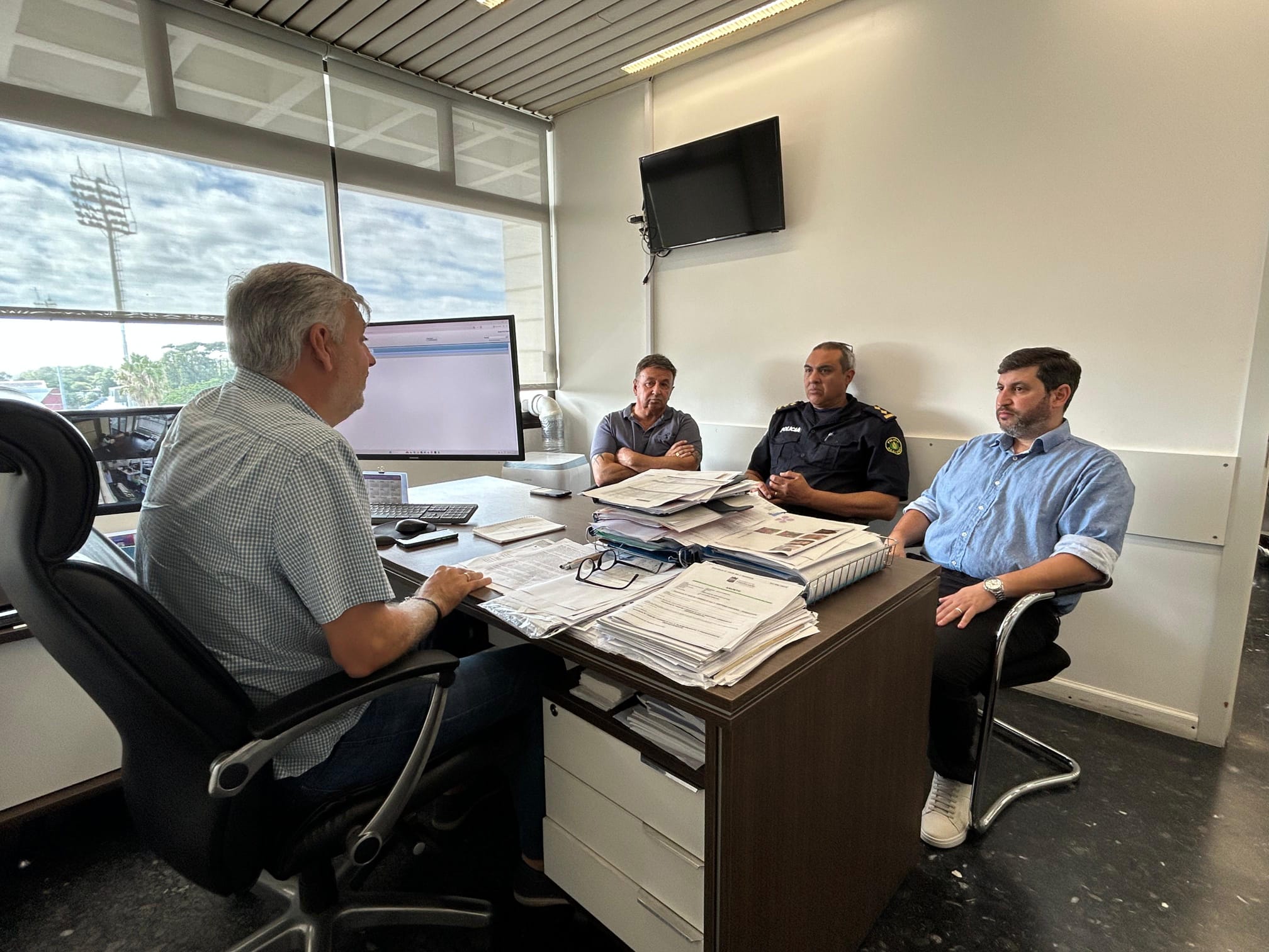 Intensifican trabajos en predio contiguo a la escuela 95 de Maldonado Nuevo