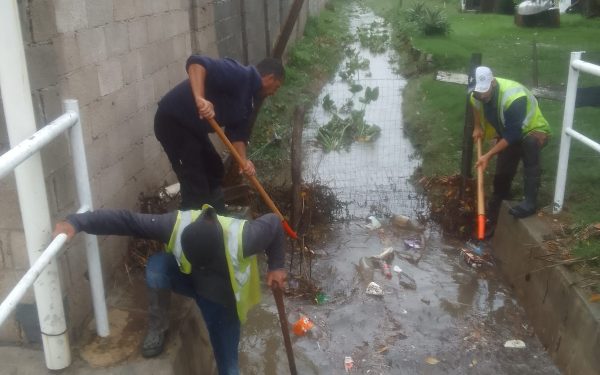 En San Carlos el agua entró a lugares donde nunca había llegado