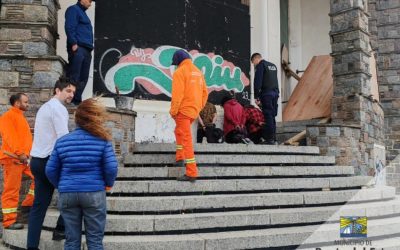 Intervención en ex Cine Lido por ocupación irregular en Punta del Este