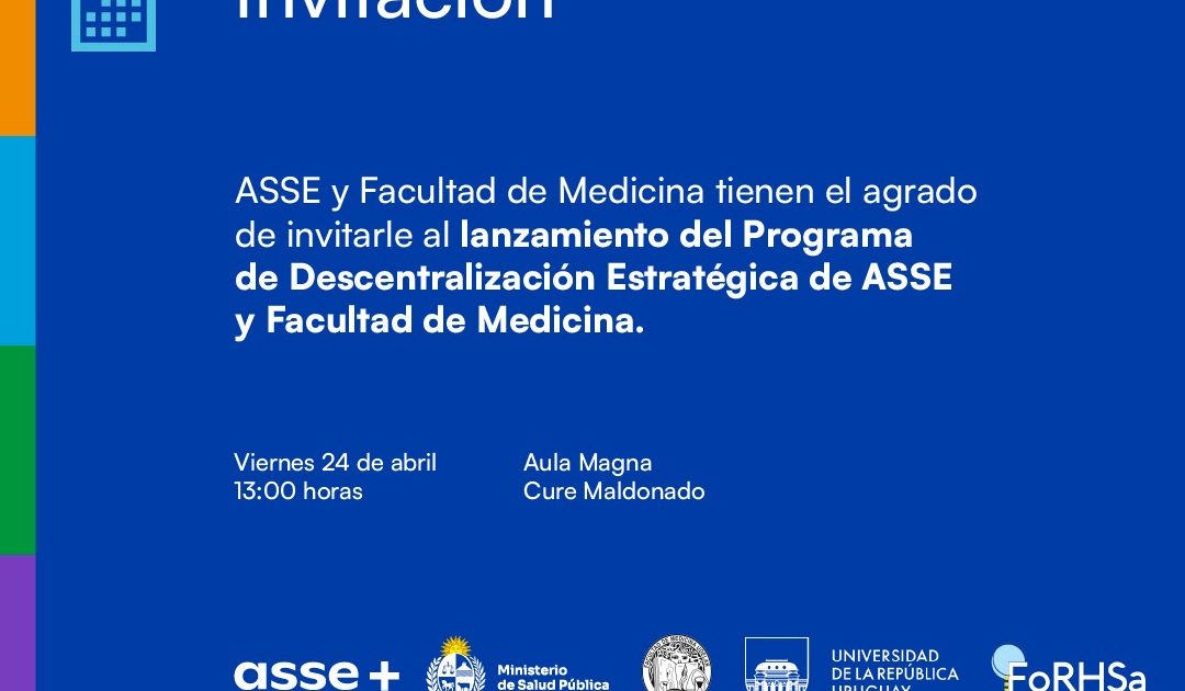 Lanzan en Maldonado programa para fortalecer la formación médica y la atención en salud