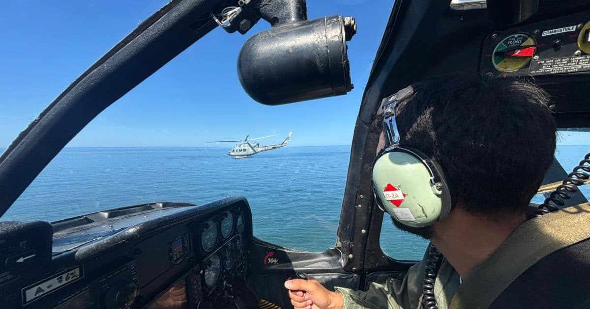 Rescate en alta mar: la Armada evacuó a un marinero que ingirió un químico a bordo