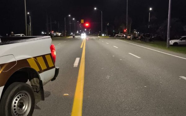 Un motociclista falleció tras un doble impacto en Ruta 9 a la altura de Rocha