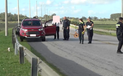 Accidente de tránsito en Ruta 39: motociclista con fractura de muñeca tras colisión con camioneta