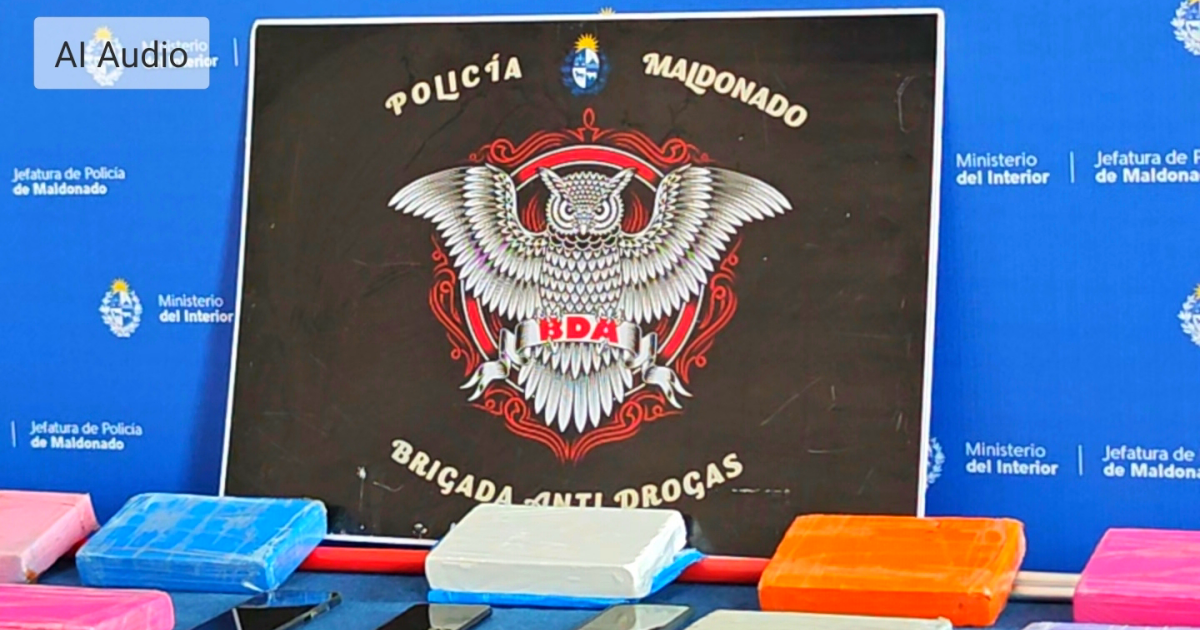 Policía de Maldonado incautó más de 4 kilos de cocaína, 8 kilos de marihuana, armas, municiones y dinero