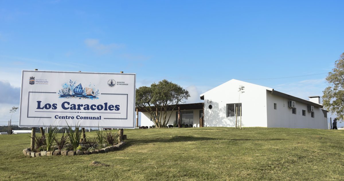 Quedó inaugurado el Centro Comunal del barrio Los Caracoles