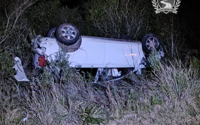 Un hombre falleció en un accidente de tránsito que involucró a tres vehículos en Ruta 60