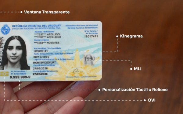 Esta es la nueva cédula de identidad de Uruguay