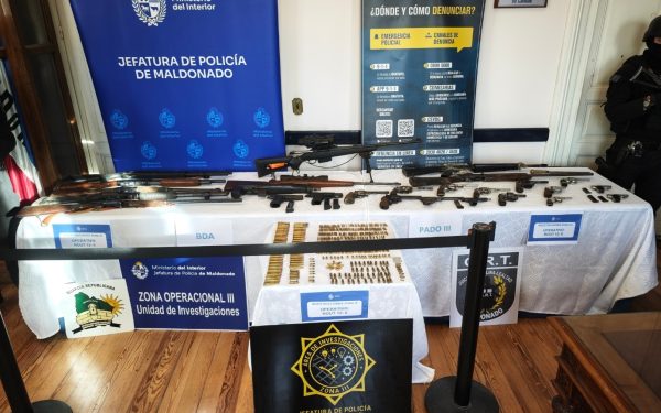 Operación Rout-12 II: incautan armas y chaleco antibalas
