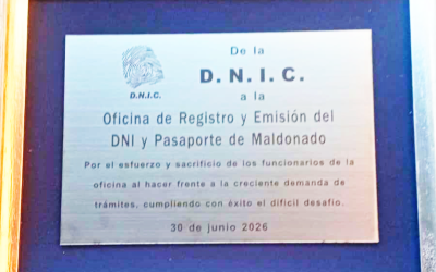 Reconocieron a la Oficina de Identificación Civil de Maldonado