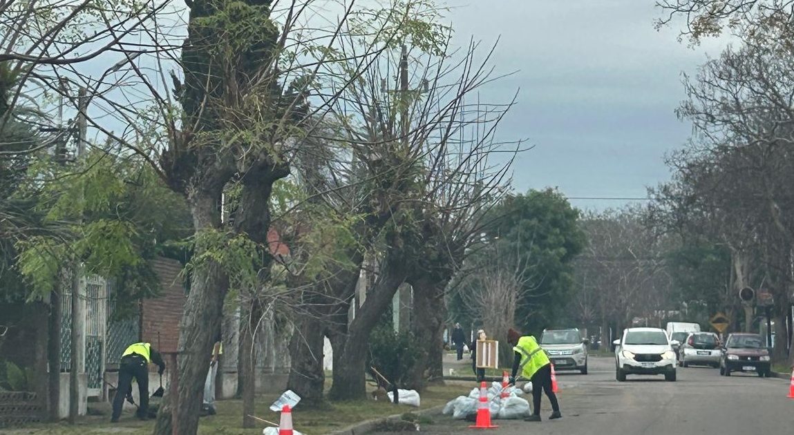 Beneficiarios de Uruguay Impulsa limpian barrios de Maldonado