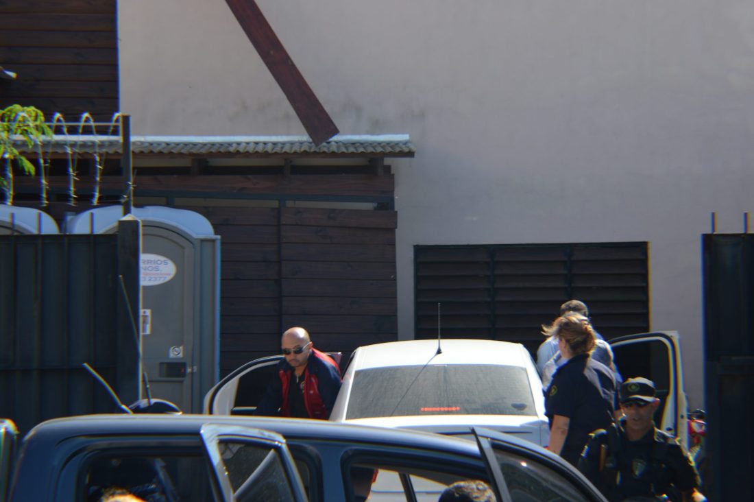 LLEGÓ FRANCISCO SANABRIA BAJO UN CINEMATOGRÁFICO OPERATIVO DE SEGURIDAD